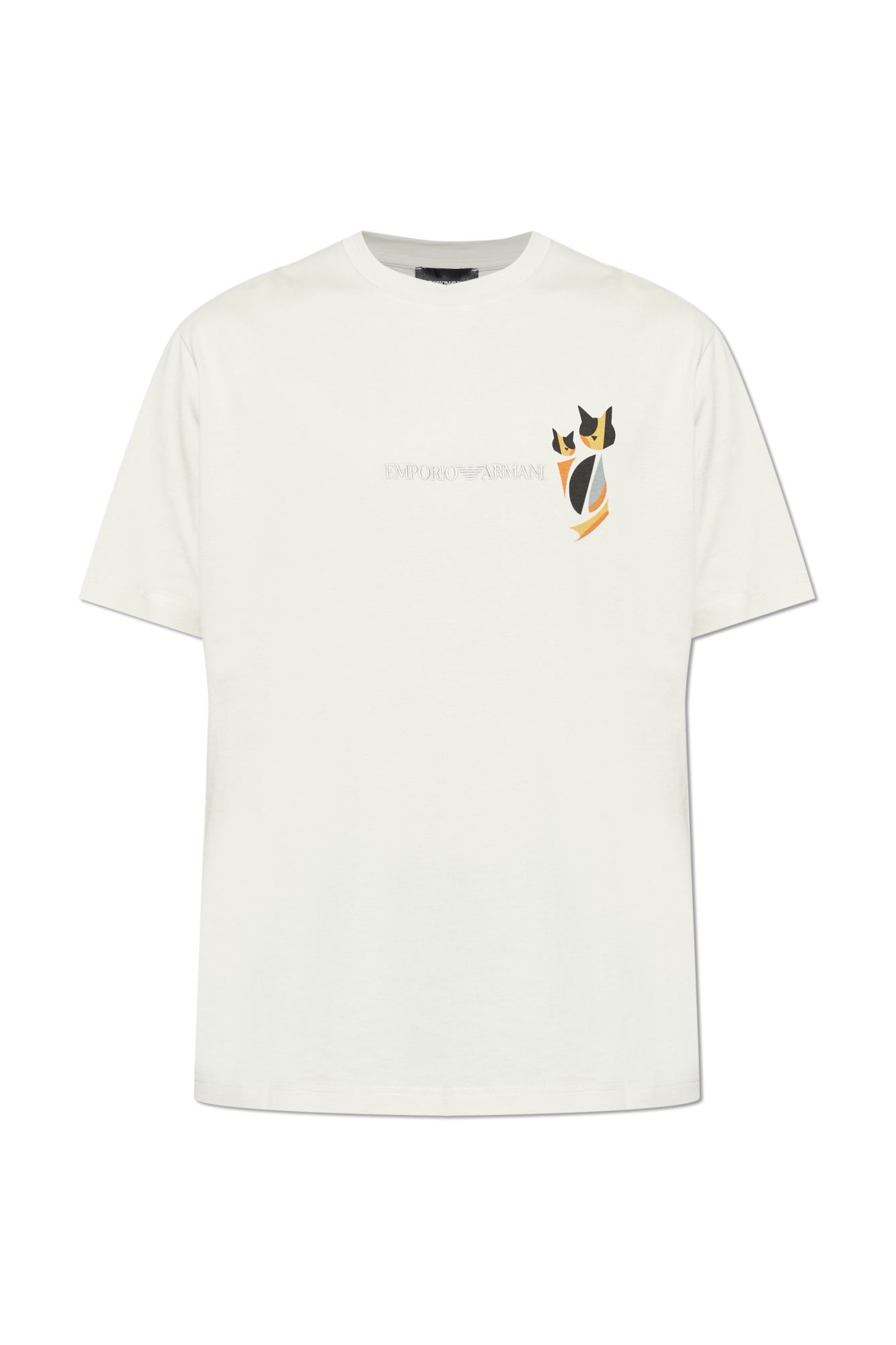 Emporio Armani T-shirt with embroidered logo | Men's | Vitkac